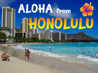 Honolulu, Waikiki Beach, Hawaii