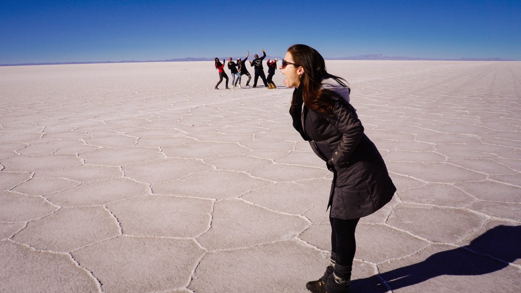 Spaß Bild Salar de Uyuni