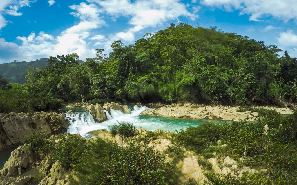 Semuc Champey, Wasserfall