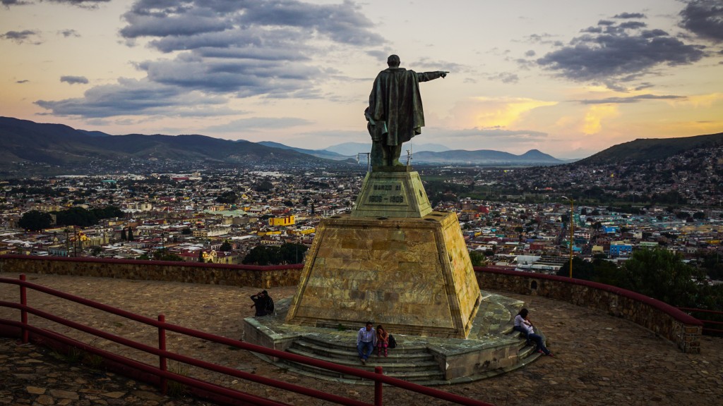 Oaxaca, Sonnenuntergang