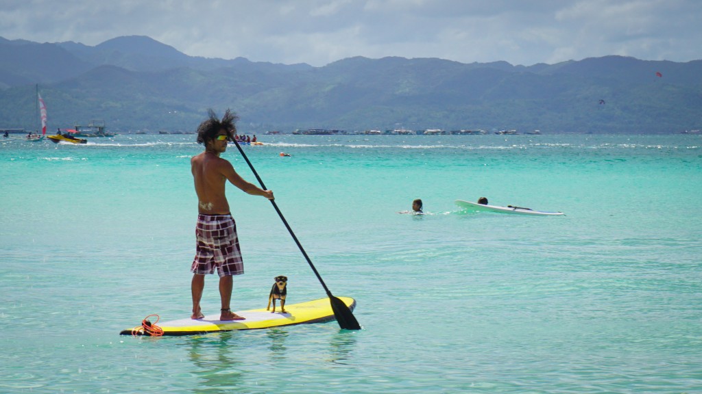 White Beach, SUP